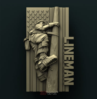 AMERICAN LINEMAN 3D STL 3DWave